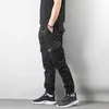 Męskie spodnie 2022 Moda Masculina Streetwear Calas de Brim Dos Homens Jogger Calas Juventude Casual Vero Tornozelo Calas com tiras marca but corte calas jea J230420