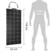 Chargers 3000W Flexible Solar Panel 18V High Efficiency Portable Power Bank Emergency Charging Outdoor Cells For Home Camping 231120