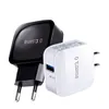 iB370 QC 3.0 US EU AU Plug Travel Power Adapter Universal Flash charging USB Wall Charger for Smart Phone