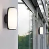 Lâmpada de parede luz ao ar livre à prova d'água super brilhante porta -farói do pátio externo da porta de porta LED da porta varanda de varanda de varanda