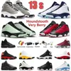 Jumpman 13 13s 망 농구화 Singles Day Very Berry Houndstooth Obsidian Red Flint Del Sol Court Purple He Got Game trainers