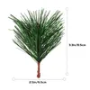 Dekorativa blommor Pine Christmas Picks Xmas Artificial Crafts Wreath Craft Garland Stems Filiales For Supplies Diy Faux Greenery Holly