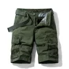 Pantalones cortos para hombres Verano Camuflaje Táctico Cargo Khaki Jogger Militar Algodón Casual Suelto 230421