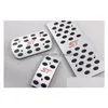 Pedale Hochwertiges Autozubehör für Ford Focus 2005- At Mt Accelerator Brake Fußstützenpedalaufkleber Aluminium Styling Plate Pad2 Dhjkj