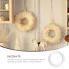 Decorative Flowers DIY Foam Wreath Craft Unfinished Circle Ring Christmas Painting Wedding Party Flower Garland Decor