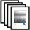 Frames Mainstays 11x14 Matted To 8x10 Linear Gallery Wall Picture Frame Black Set Of 4 Po Shadow Box