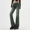 Women's Jeans Ladies Y2k Baggy Trousers With High Waist E Girl Style Streetwear Fashion Vintage Denim