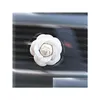 Pins Brooches Pins Camellia Brooch Pin Flower Leather For Women Drop Delivery 2022 Amajewelry Amifa Jewelry Dhaqu