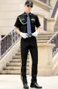 Men's Dress Shirts Pants Security Summer Attire Set Male Property Image Post Protocol Clothing Work Uniform Jacket T-shirt Security Guard Uniforms Men