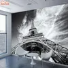 Wallpapers City 3d Wallpaper Mural For Living Room Wall Paper Papers Home Decor Self Adhesive Walls Murals Rolls Eiffel Tower