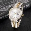 2023 mens montre 41mm 36mm mouvement Montre Automatique Mécanique Mens Lunette En Acier Inoxydable Diamant Dame Étanche Lumineux Poignet