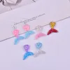 Charms 10pcs 26 37mm Ocean Fashion Tail Resin For Earring Necklace Jewelry DIY Making