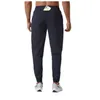 Lulus Pantaloni da uomo Yoga Outfit LongJogger Sport Quick Dry Coulisse Palestra Tasche Pantaloni sportivi Pantaloni Uomo Casual Elastico in vita fitness Stile uomo