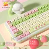 Tastiere KYOMOT Anime 158 tasti Cute Rabbit Copritasti Profilo MDA Layout ISO PBT Dye Sub per MX Switch Layout fai da te Ducky Tastiera meccanica Q231121