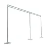 Wedding Backdrop Decoration Metal Double Layer Background Frame Thickened Galvanized Square Pipe Shelf For Party Stage