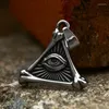 Pendentif Colliers BEIER 2023 Design 316L en acier inoxydable oeil égyptien d'Horus Wedjat pour hommes bijoux ethniques en gros