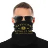Scarves Revolution Cryptocurrency Half Face Mask Fashion Neck Gaiter Seamless Bandana Windproof Headwear Outdoor Hiking