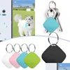 Kluczowe kluczowe klęski 1PC Mini śledzenie Tag Znaczek Dziecka PET Tracker Lokalizacja BT Smart Vehicle Anti-Glost GPS Blak GPS Drop Gelive Dhwkn