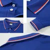 Heren Polos Men Polo Shirt Casual Business Tops Solid Polos Shirts Mens Long Sleeve Polo bieden op maat gemaakte diensten 230421