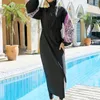 Swim Wear Femme Muslim Swimwear Women 2023 Långärmad baddräkt Islamisk baddräkt Modest Robes Plain med Hijab 230420