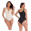 Kvinnors Shapers Women Underwear Shapewear Full Body Shapin Leica Slimming Belly Lace Zip One-Piece Sexy SCN07011