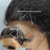 Perruques synthétiques Lace Front perruques crépus droite perruque de cheveux humains HD Transparent Yaki droite dentelle frontale perruques de cheveux humains pour femme cheveux humains 231121