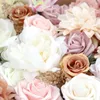 الزهور الزخرفية عيد الأم عيد الحب هدية روز بوكب بوكيه زهرة الاصطناعية المنزل العطلة الزفاف الأفكار المصنوعة يدويا
