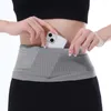 Sacos de cintura invisível anti-roubo pacote cinto leve bolsa de telefone móvel portátil respirável com gancho de alta capacidade para esporte ao ar livre