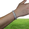 Nouveau bracelet de diamant de laboratoire chaîne de tennis en zircone cubique femmes hommes couple fiançailles de mariage plaqué argent bijoux bling glacé209773769126