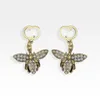 Luxury Diamond Pearl Dangle örhängen Luxury Brand Love Stud Earrings Wedding Party Family Gift Earrings 2023 New Style 18K Gold Jewelry Partihandel