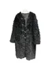 Pelliccia di lana riccia di pecora in pelle da donna One Coat Hundred With Fashion 2024 Inverno 1026