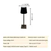 Lampy Proste Lampa LAMPA LED TOID TOICT DIMMING USB bezprzewodowe ładowanie Restauracja sypialnia nocna domek Dekoracja nocna światło AA230421