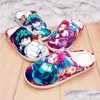 Slippers Winter For Men Women Kids Demon Slayer Tanjirou Nezuko Itachi Sasuke Cosplay Shoes Home Cute Indoor Warm Boots Drop Deliver Otcyl