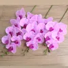 Dekoratif Çiçekler Lateks 9-Heads Yapay Kelebek Orchid 3dprint Büyük Boyut Sahte Phalaenopsis Silikon PU Gerçek dokunmatik düğün ev dekor