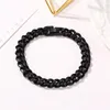 Link Bracelets Alloa Coreia Bracelete de Hip Hop Grosta para homens e mulheres unissex Simple punk jóias de mão legal Girl Presente 2023