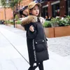 Down Coat 413 Years Teen Girls Keep Warm Winter Jackets For Fashion Fur Collar Hooded Long Parkas Snowsuit Children's Clothing 231121