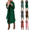 Giacche da donna Cappotto in lana sintetica Camicetta Giacca invernale da donna sottile con cappuccio 2x Autunno