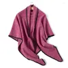 Scarves Winter Cashmere Scarf For Women Warm Female Fashion Solid Pashmina Shawls And Wraps Thick Blanket Poncho Neckercheif Bufandas