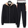 Designer de luxe Survêtement Hommes Haute Qualité Zipper Costumes Hommes Femmes Sweats À Capuche Vestes Pantalons Mode Sportswear Jogging Sweatshirts