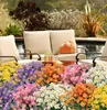Marguerite artificielle en plastique imitation ville fausse fleur jardin décoration de mariage bouquet artificiel fête décoration extérieure