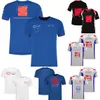 F1 팀 티셔츠 여름 포뮬러 1 드라이버 티셔츠 저지 용 폴리 에스테르 통기성 경주복 티셔츠 짧은 슬리브 플러스 사이즈