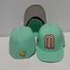 Summer Style Gorra Mexico M Letter Baseball Caps Bone Men Brand High Quality Unisex Hiphop Full Closed Fitted Hats