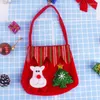 Decorações de natal criativo papai noel cand presente saco bolsa saco de casamento presente decoração bonito