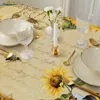 Table Cloth Sunflower Tablecloth For Square Dining Room Farmhouse Tablecloths 54 X Inch Kitchen Parties Outdoor Picnic