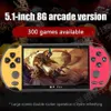 Portable Game Players X7X7 Plus portable handheld video game console 4351 inch highdefinition screen player with builtin 10000childrens classic gifts 23112