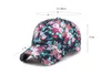 Ball Caps Sunscreen Baseball Rose Floral Print Cap For Women Casual Sport Caps Casual Fashion Dome Hats Golf Hat Beach Hat Drop Ship 2023 J230421