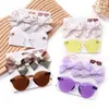 Hair Accessories 1 Set Lace Embroidered Hairclips Glasses For Kids Leopard Print Hairpins Girls Vintage Protective Sunglasses