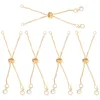 Charme Pulseiras 5 Pcs Pulseira Extensor Jóias Fazendo Acessórios Jewlery Chain DIY Extensores Fivela Mulheres