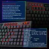 لوحات المفاتيح redragon yi k625p kb rgb usb mini slim ultra-shin- تصميم لوحة مفاتيح ميكانيكية سلكية سلكية المفتاح الأحمر 94 مفتاح لحساب الكمبيوتر الشخصي Q231121