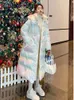 Damskie Parkas 2024 Kobieta zimowa wodoodporna długa bawełniana kurtka Kobieta z kapturem grube ciepły płaszcz śnieżny moda moda nadmierna odzież wierzcha 231121